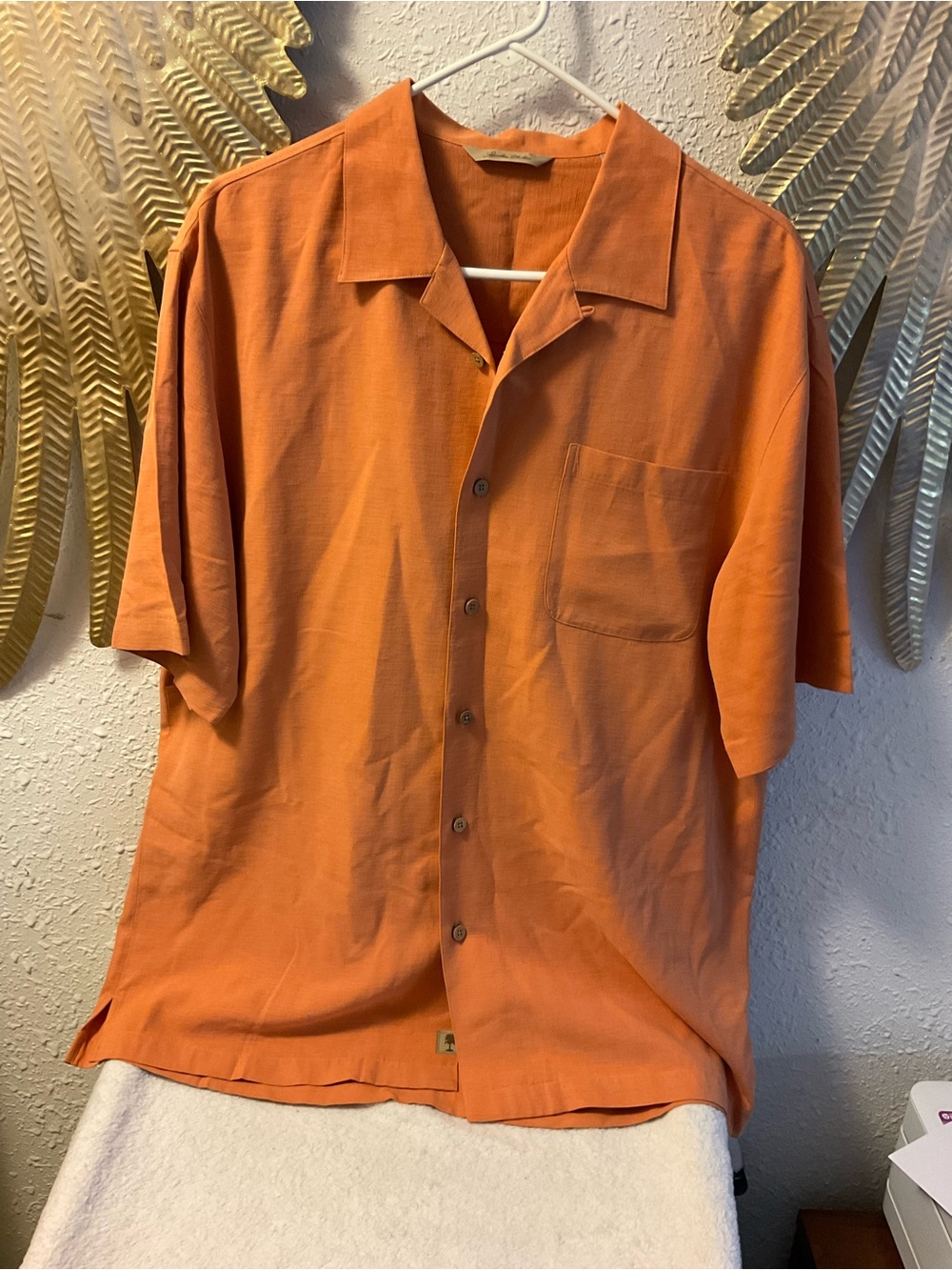 Paradise Collection Fine Silk Button-Up Shirt